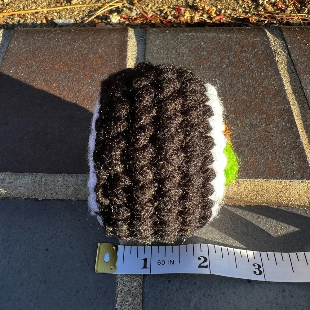 Hand Crocheted Set of 4 Happy Little Sushi Rolls Plushies! - Picture 10 of 15